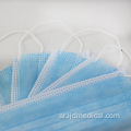 Nonwoven medical surgical mask with earloop